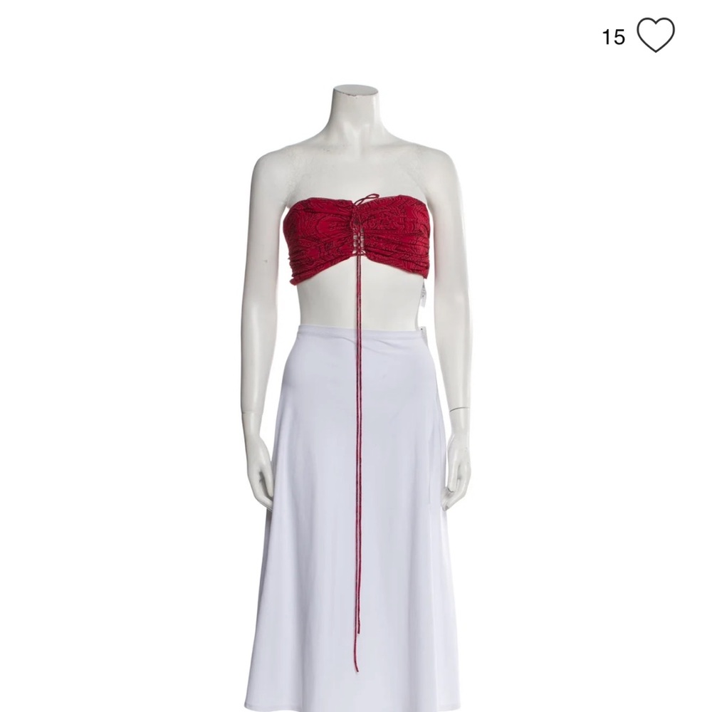 ETRO crop scarf top